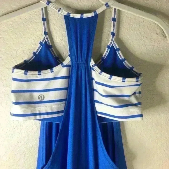 Lululemon no limits Tank pipe dream blue sz 4 - Picture 4 of 5